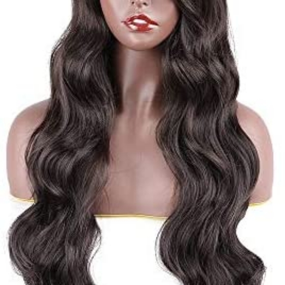 Brown Wavy Full Wig